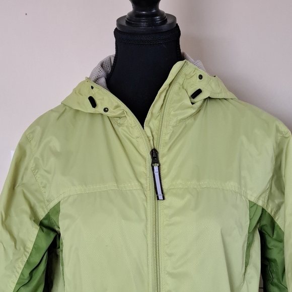 Columbia Packable Jacket Women's Small Green Soft Shell Lightweight Windbreaker - Picture 5 of 16